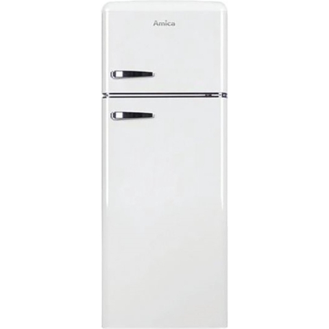 Amica Retro Koel-Vriescombinatie 4 **** AR7252W - 166.5 H - Wit Hoogglans