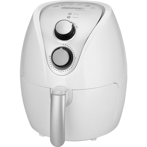 Monzana Heteluchtfriteuse - 3,6L anti-aanbaklaag 9in1 Functie - Wit