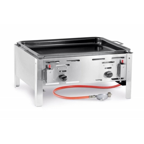 Hendi Bake Master Maxi Gasbarbecue met Bakplaat
