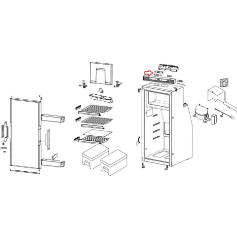 Thetford Controle Paneel T2090