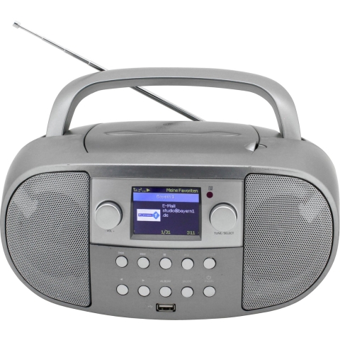Soundmaster SCD7600TI - Boombox met Internet-/DAB+/FM-radio, CD, USB en Bluetooth