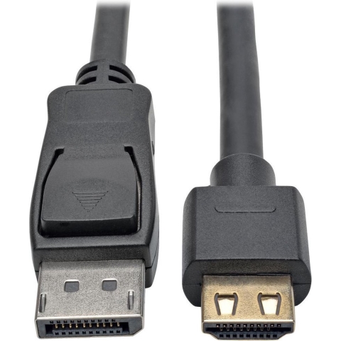 Tripp-Lite P582-012-HD-V2A DisplayPort 1.2a to HDMI Active Adapter Cable with Gripping HDMI Plug, HDMI 2.0, HDCP 2.2, 4K x 2K @ 60 Hz (M/M), 12 ft. TrippLite