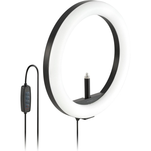 Kensington L1000 Tweekleurige LED Ringlamp met Webcambevestiging - 3 Verstelbare Kleurtemperatuur - Wit