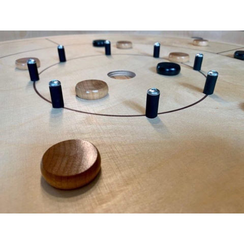Level Up Studios - Premium Crokinole Bord (Toernooi Model)