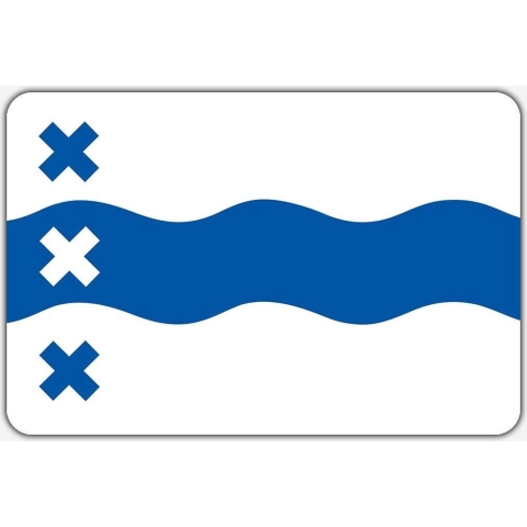 Vlag Numansdorp - 150 x 225 cm - Polyester