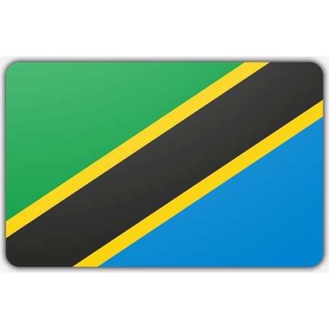 Vlag Tanzania - 200 x 300 cm - Polyester