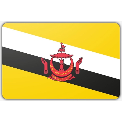 Vlag Brunei - 200x300cm - Polyester