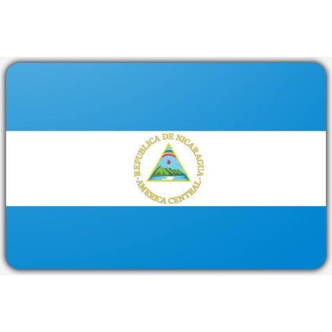 Vlag Nicaragua - 150 x 225 cm - Polyester