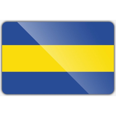 Vlag gemeente Rijswijk - 150 x 225 cm - Polyester