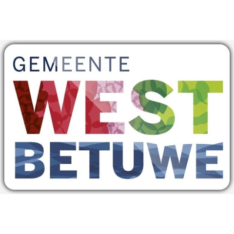 Vlag gemeente West Betuwe - 200 x 300 cm - Polyester