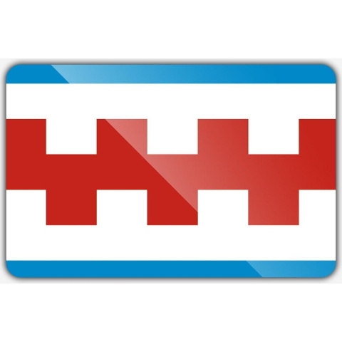 Vlag gemeente Renswoude - 150 x 225 cm - Polyester