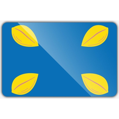 Vlag gemeente Hilversum - 150 x 225 cm - Polyester