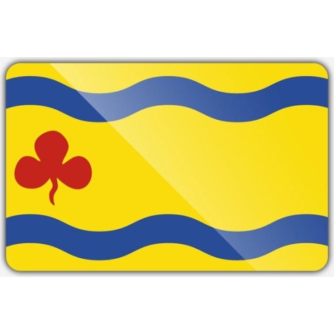 Vlag gemeente Hardenberg - 200 x 300 cm - Polyester