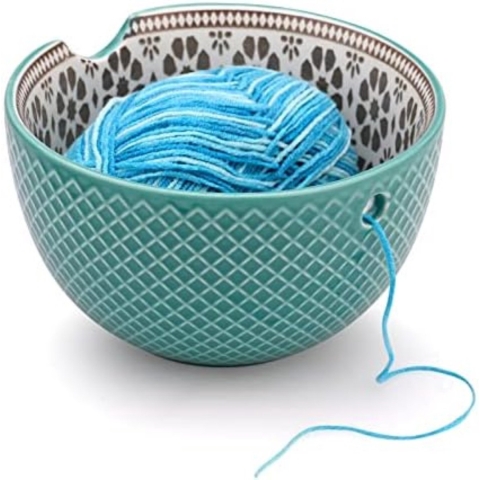 Yarn Bowl - Wolhouder - Garen Kom - Wol Kom - Kluwenhouder - Blauw