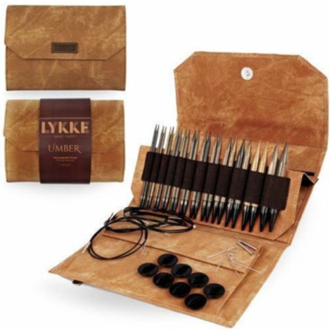Lykke Umber 5" Interchangeable Needle Set