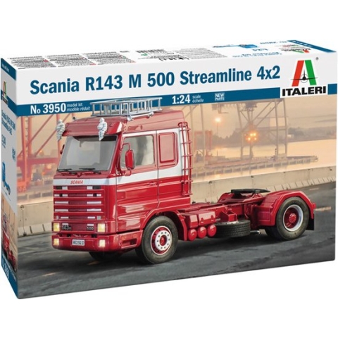 1:24 Italeri 3950 Scania R143 M 500 V8 Streamline 4x2 Truck Plastic Modelbouwpakket