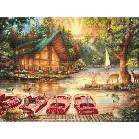 Borduurpakket pluk de dag  letistitch 963