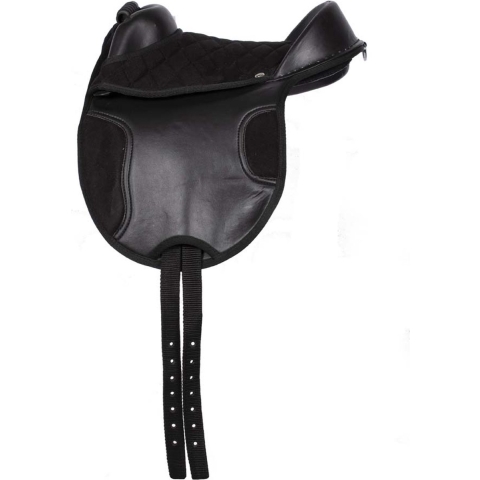 Pagony Shetland zadel compleet Zwart maat:8
