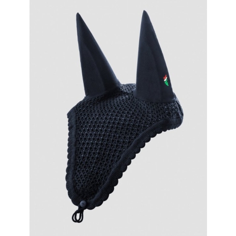 Equiline Ruben - Soundless Fly Veil With Fastening Loop - Blue - Maat Cob