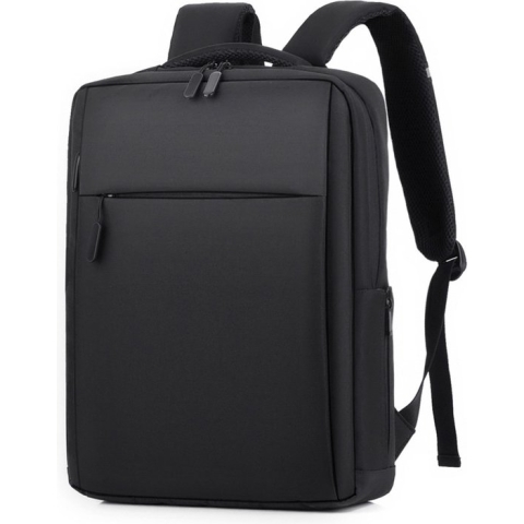 Case2go - Rugzak 15.6 Inch - Rugtas Met Verstelbare Schouderbanden - Extra vakken - Waterafstotend - Zwart