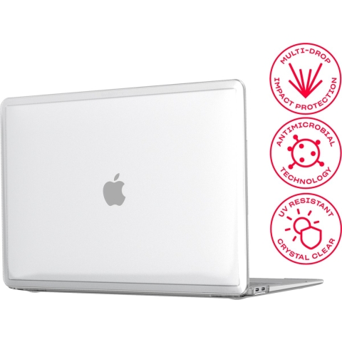 Tech21 Evo Clear backcover voor MacBook Pro 13" (2020) - Transparant