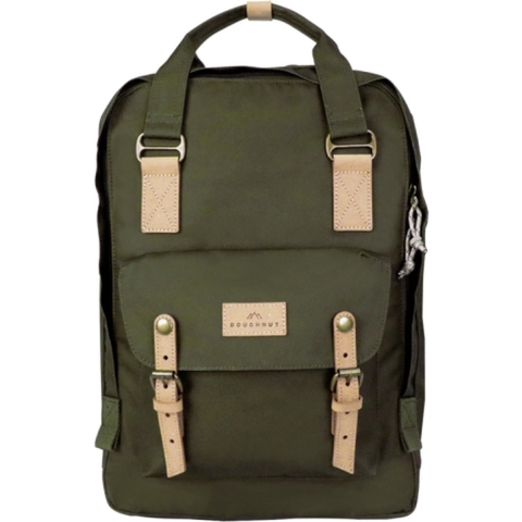 Doughnut laptoprugzak / Rugtas / Schooltas - 15 inch - Macaroon Large Reborn - Army