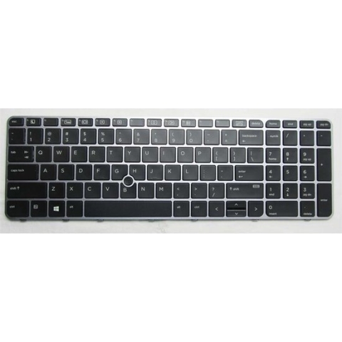 Notebook Toetsenbord geschikt voor o.a. HP EliteBook 850 G3-G4 / ZBook 15u G3-G4 Series (verlicht) - P/N: 821157-001