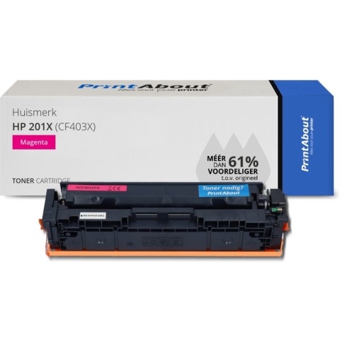 HP 201X (CF403X) toner magenta Huismerk