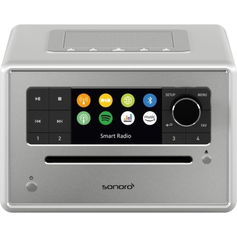 Sonoro Elite X -SO 911 Internet Radio met CD-Speler - zilver