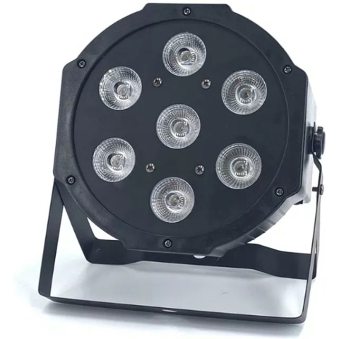 4x Rayla RGBW 7 x 12 watt compact led par (set)