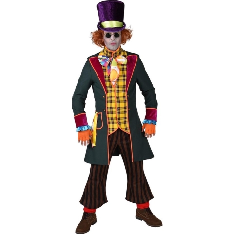 Magic Design Gekke Hoedenmaker Polyester Maat S 3-delig