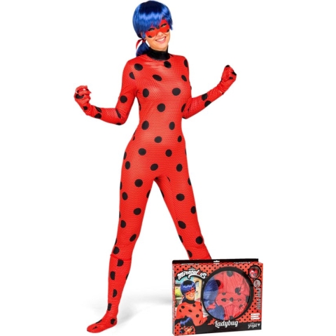VIVING COSTUMES / JUINSA - Ladybug Miraculous kostuum voor volwassenen - XS