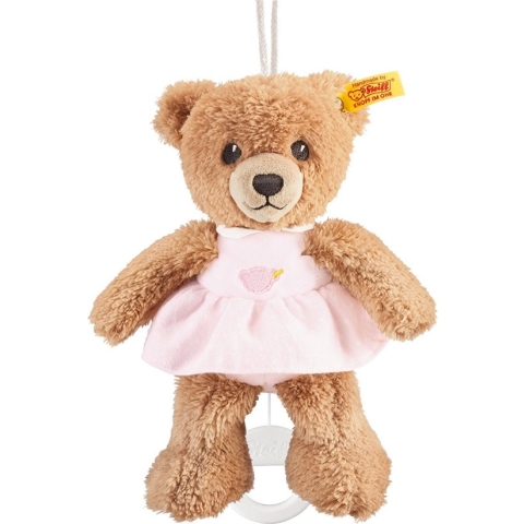 Steiff knuffel met geluid roze - 20cm
