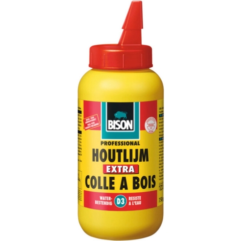 Bison Houtlijm Extra Flacon 6 x 750 gr - Voordeelverpakking