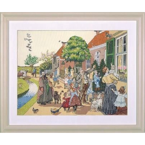 borduurpakket 12102 cornelis jetses, grote vertelselplaat