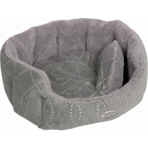 Nobby comfortbed ovaal ceno zwart - 55 x 50 x 21 cm