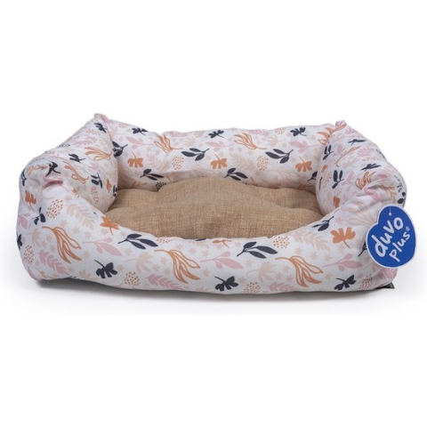 Duvoplus - Dierenkussen - Hond - Mand Rechthoekig Breezy 85x70x20cm Wit - 1st