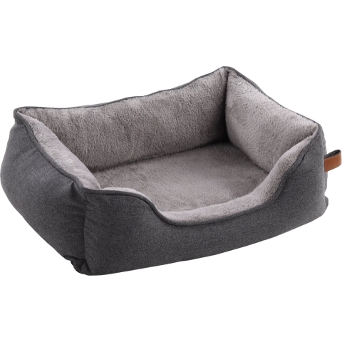 Flamingo Carlota - Mand Honden - Mand Carlota Rechthoekig+rits Grijs 65x45x20cm - 1st