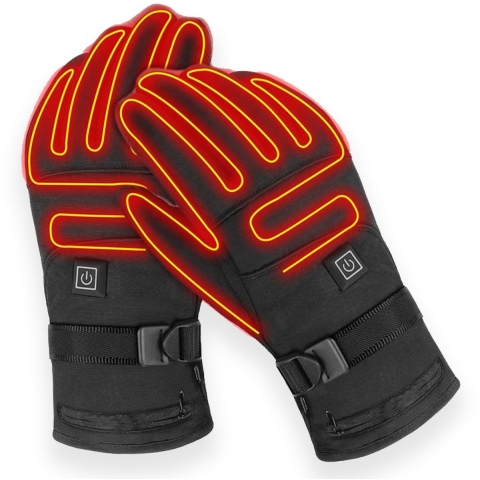 Eventek® Verwarmde handschoenen - USB Oplaadbaar - Heren - Dames - Elektrische verwarming - Thermo - Motorhandschoenen - Waterdichte wanten