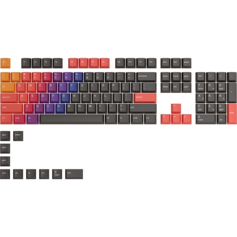 Glorious PC Gaming Race GPBT - Keycapset 114 stuks ANSI - VS-Indeling - Celestial Fire