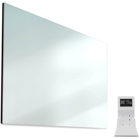 Klarstein Infraroodverwarming Met Thermostaat - 720W - Slimme Infraroodverwarming voor Wandmontage - Ir Met Open Raam Detectie - Zilver