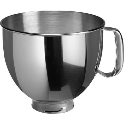 KitchenAid Kom RVS 4,83L - Keukenmachine accessoire - Geschikt voor alle Kitchenaid keukenmixers