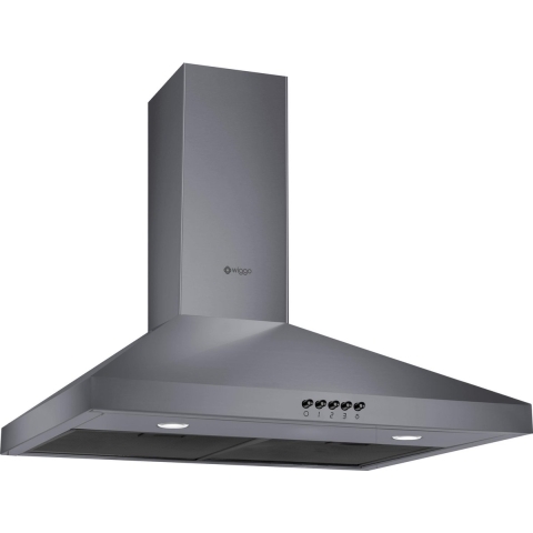 Wiggo WE-E543R(GB) - Wandschouw Afzuigkap - 50cm - Grijs