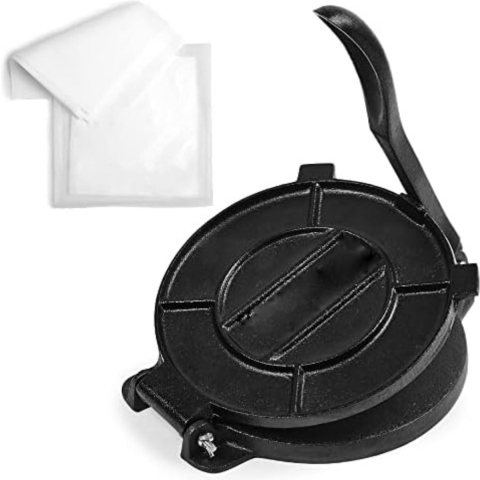 Roti Maker - Roti Pan - 20cm - Zwart