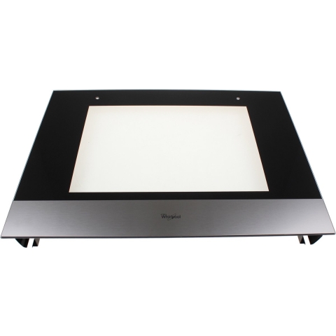 WHIRLPOOL - GLAS OVENDEUR MET HOUDER - 481010395547