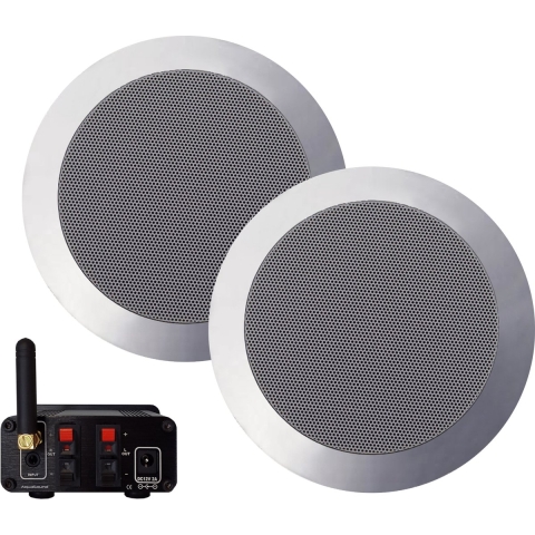 AquaSound BMN50EASY-TC Bluetooth versterker 50 Watt met Twist speakers