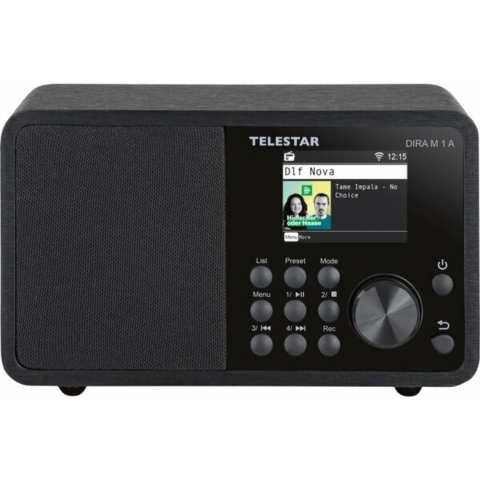 Telestar DIRA M 1 A Internetradio Internet, DAB+, VHF (FM) Bluetooth, USB, DLNA, WiFi, AUX, Internetradio Opnamefunctie