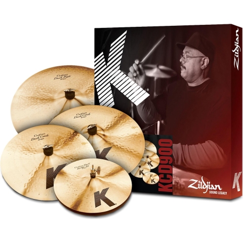 Zildjian K Custom Dark Matched Boxset - Bekkenset met 14 hihat/16 crash/18 crash/20 ride