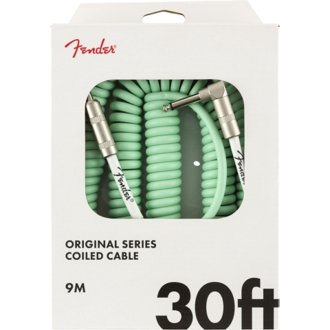 Fender Original Series Coiled Cable 9m (Surf Green) - Gitaarkabel