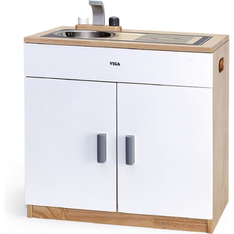 Vigatoys Houten Aanrechtblok Luxe Wit